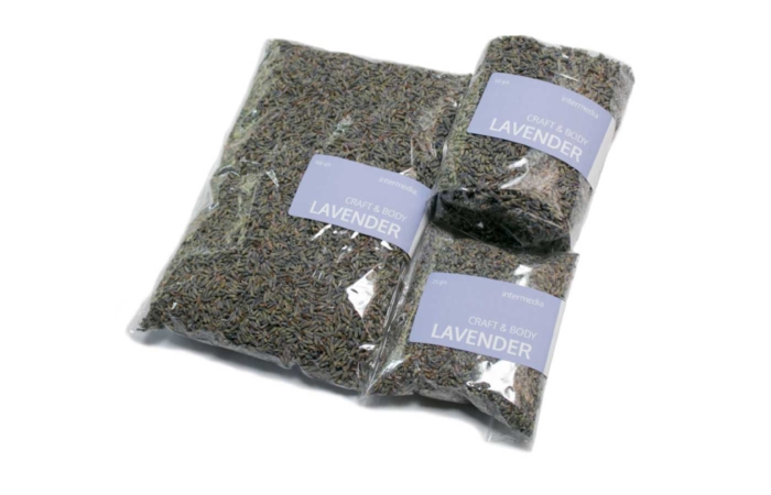Intermedia dried lavender from Warratina Lavender Farm, available in sizes 25g–1kg.
